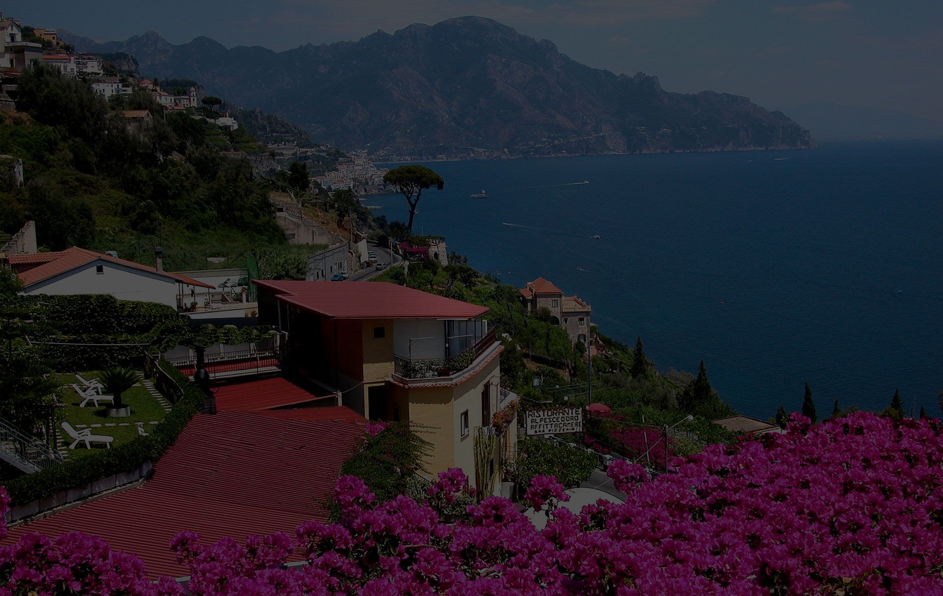 Vista sulla Costiera Amalfitana